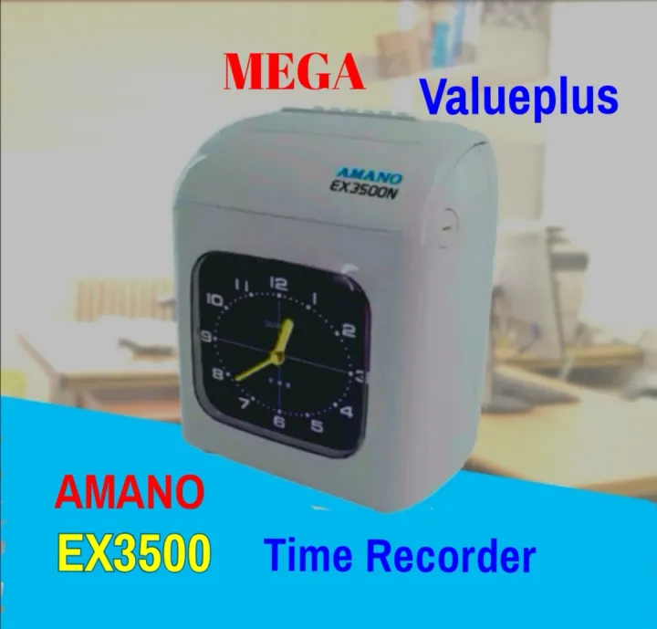 AMANO EX3500 PUNCH CARD MACHINE / AMANO EX3500N TIME RECORDER Lazada