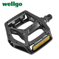 Wellgo B249DU Ultralight อลูมิเนียม MTB จักรยานเหยียบจักรยานโบรอนแกนเหล็กโพลิเมอร์แบริ่งจักรยานอะไหล่-nxfnxfnxghnxgb