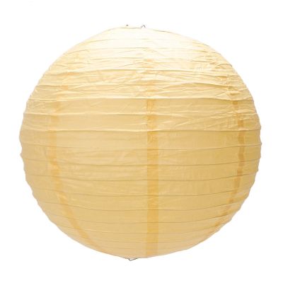 1 x Chinese Japanese Paper Lantern Lampshade for Party Wedding, 40cm(16") Deep Yellow