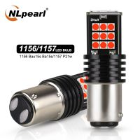 NLpearl 2Pcs Py21w Ba15s P21w Led 1156 Bau15s หลอดไฟ3030SMD Canbus 1157 Led Bay15d P21/5W ไฟเลี้ยวเบรคสำรอง