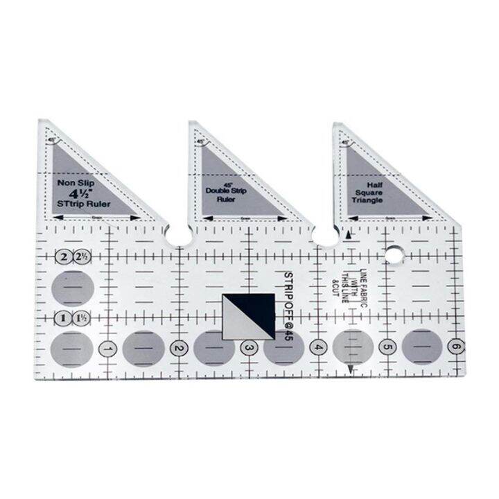 Acrylic Rulers 45° Strip Ruler Diamonds Ruler Patchwork Craft Quilting