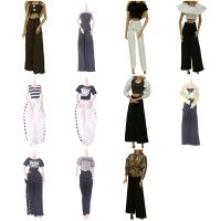 Office Lady Fashion Doll Clothes Set For 1/6 Dolls Accessories Outfits For Barbie Shirt Wide Leg Trousers Pants Toys