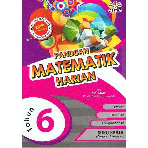 Geetha: Panduan Matematik Harian Tahun 6 | Lazada