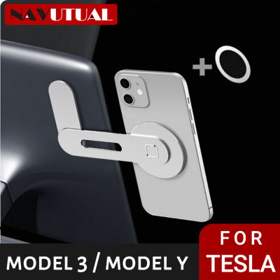 สำหรับ Tesla รุ่น X S Y 3อุปกรณ์เสริมที่วางศัพท์ในรถยนต์แม่เหล็กแล็ปท็อปแท็บเล็ต Mount สำหรับ Magnetic cket