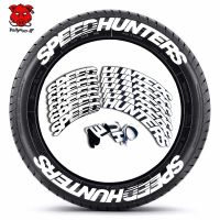 bjh❦✘✆  Car Tire Tuning joined Stickers SPEEDHUNTERS Letters for 4 Tires