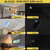 Portable Blackout Shades Travel Window Blackout Curtains Temporary Blackout Blinds for Baby Bedroom/Dorm/Office