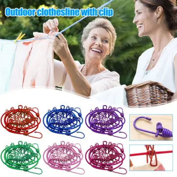 Nylon Clotheslines Hanging Rope Drying Clothes Dryer Non-slip Windproof For  Outdoor 3/5/8/10 Meters Home Accessories - Clotheslines - AliExpress