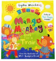 [In Stock] Mungo Monkey Goes on a Train (Lift-the-flap) (หนังสือนิทานภาษาอังกฤษ นำเข้าจากอังกฤษ ของแท้ไม่ใช่ของก๊อปจีน English Childrens Book / Genuine UK Import / NOT FAKE COPY)