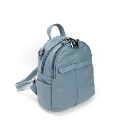 leather backpack women fashion mini back pack teenager girls travel bag with multi pocket