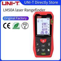 UNI-T เลเซอร์วัดระยะทาง LM50A LM70A LM100A เครื่องวัดระยะทางแบบดิจิตอล LM120A แถบอิเล็กโทรนิกส์วัดเครื่องมือวัด