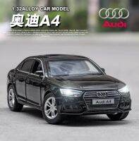 1:32จำลอง17 Audi A4โลหะผสมครอบครัวรถโมเดลลูกตุ้มหกประตูพร้อมเสียงและแสงของเล่นเด็ก