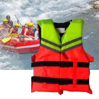 Swimming Jacket Reusable Strong Buoyancy Underwater Jacket Reflective Buoyancy Vest Professional Fasten Straps Life Vest  Life Jackets