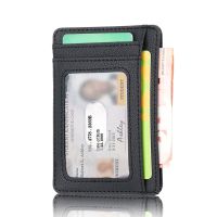 【CW】●☏✒  New Blocking Mens Leather Wallet Credit Card Holder Business Male Purse Man