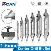 XCAN HSS สว่านศูนย์รวม60องศา Countersink มุมชุดบิต1.0Mm 1.5Mm 2.0Mm 2.5Mm 3.5Mm 5Mm หัวเจาะโลหะ