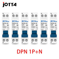 LIG JOTTA DPN 1P + N เบรกเกอร์ MCB 6A10A ขนาดเล็ก16A 25A 20A 32A ราง Din ติดตั้งสวิตช์แอร์ขนาดเล็กสำหรับใช้ในครัวเรือน