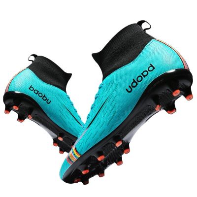 Turf Indoor Men Women Soccer Shoes Kids Futsal Cleats Hard Court Training FG-YK888 Football Boots Sport Sneakers Size 35-46