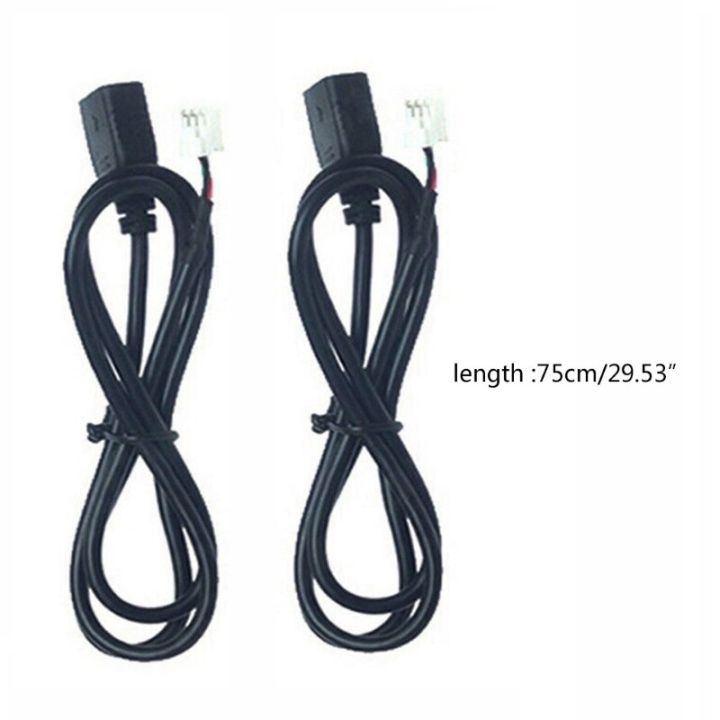 2pcst-4pin-6pin-connector-usb-cable-for-car-radio-stereo-1m-usb-cable-usb-adapter