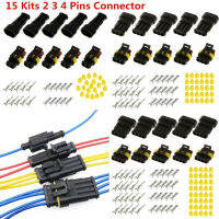 สายรถยนต์ Connector ใหม่กันน้ำไฟฟ้าเทอร์มินัลปลั๊ก1 2 3 4 5 6 Way Pin สำหรับรถบรรทุก