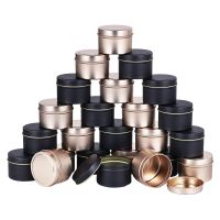 24 Pack Candle Tin Cans with Lids, 4 Oz, Metal Candle Jars for DIY Candle Making, Arts &amp; Crafts, Party Favors and Gifts