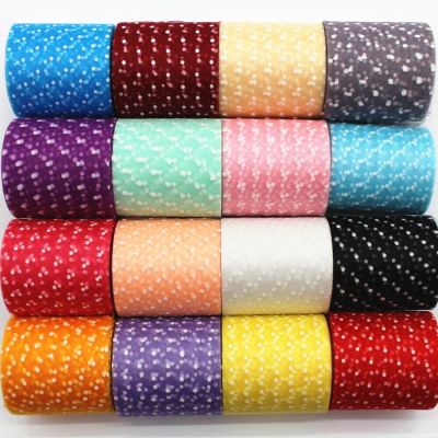 20 yards /Roll 50MM White Dots Ribbon DIY Handmade Material Headwear Decoration Tutu Skirt Tulle Crafts 5CM Gift Wrapping  Bags