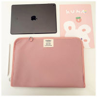 Korean Pink Laptop Tablet Liner Bag For Pro 9.7 10.8 11 Inch Shockproof Protective Case 13 Inch Storage Pouch