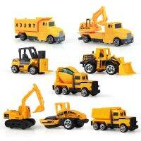 4 Styles Mini Alloy Engineering Car Tractor Toy Dump Truck Classic Model Vehicle Educational Toys for Boys Children