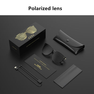 Smart glasses inligente Android Bluetooth 5.0 AI Eyewear TWS Wireless Music Earphones Anti-blue Polarized lens Sunglasses