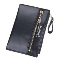 【CW】 Hot Sale Wallet Coins Trifold Pu Leather Purse Card Coin