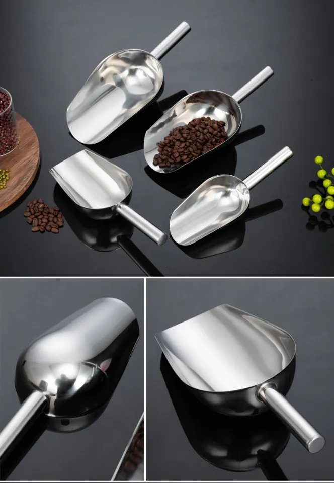 Candy Bar Buffet Commercial Scoops Bar Home Stainless Steel Ice Scooper  Shovel Food Flour Scoop Kitchen