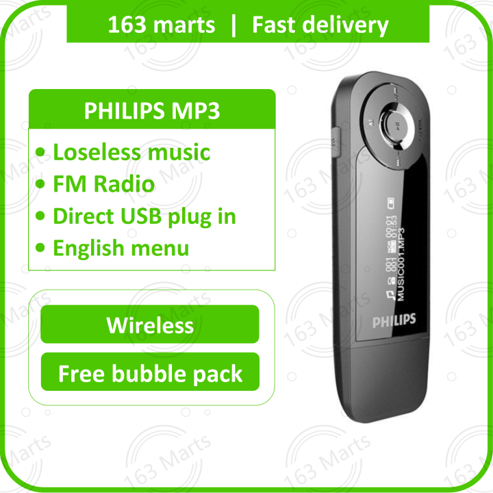 PHILIPS MP3 Music Player USB Media player Walkman Bluetooth MP3 player