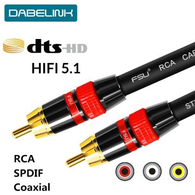 Audio Digital Coaxial RCA Kabel SPDIF Kabel Premium Stereo Audio RCA TO RCA Pria Speaker Hi Fi Subwoofer Kabel AV TV 1 M 2 M 3 M 5 M
