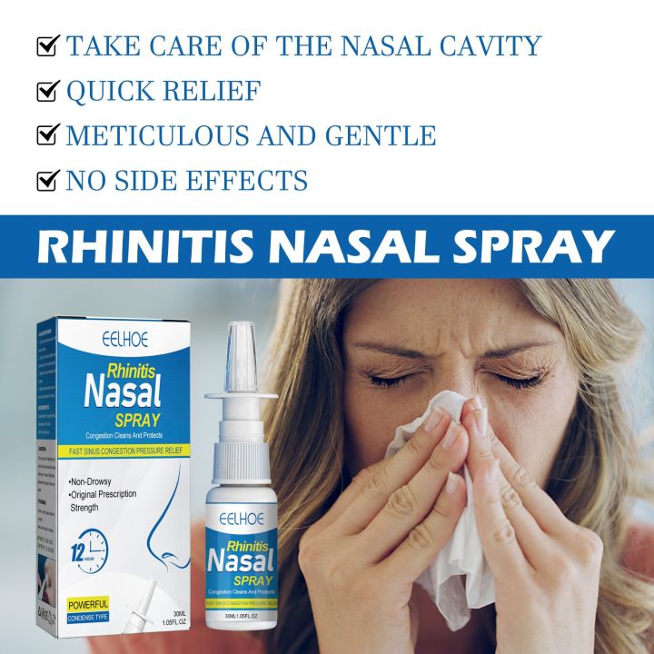 1 30Ml Rhinitis Nose Spray Natural Herbal Extract Liquid Relief ...