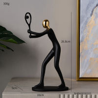 Sports Statue Abstract Figurines for Interior Home Decor Accessories Living Room Decoration Resin Figurine Christmas Decoration