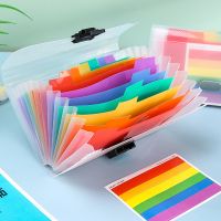 ☃❣ Portable Plastic A6 Expanding Wallet Bill Receipt File Folder Sorting Organizer Office Document Storage Bag Filing Products