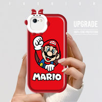 เคสโทรศัพท์สำหรับ iPhone 6 iPhone 6S iPhone 7 Plus 8 Plus Mario Luigi เคสโทรศัพท์มีลายเคสโทรศัพท์เลนส์โทรศัพท์มอนสเตอร์เคสฝาครอบป้องกันนิ่มเคสโทรศัพท์มือถือกันกระแทก