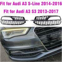 A3 Foglamp Mask Front Bumper Airway Mask Airway Outlet Grills Fog Light Grille For Audi A3 Hatchback 2013-2016