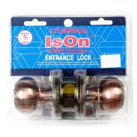 จัดส่งด่วน! ลูกบิดทั่วไป ISON 8935 AC หัวจัน สีทองแดงรมดำ ISON 8935 AC ANTIQUE COPPER ENTRANCE KNOB มืออาชีพเรื่องประตู ประตูราคาถูก พร้อมเก็บเงินปลายทาง