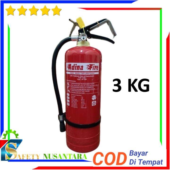 Apar 3 Kg Abc Dry Powder Alat Pemadam Api 3kg Fire Extinguisher