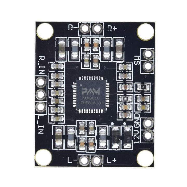 บอร์ด2x1-pam8610ขนาดเล็ก1ชิ้น5w-เครื่องขยายเสียงดิจิตอลบอร์ดสองช่องเครื่องขยายเสียงสเตอริโอบอร์ด