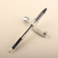 ปากกาหมุนปากกาหมึกซึม Jinhao ใส2ชิ้นปลายปากกา0.38มม. เขียนปากกาหมึกอุปกรณ์การเรียนสำนักงานธุรกิจ