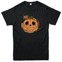 [New] การพิมพ์เสื้อยืด คอกลม แขนสั้น ผ้า cotton100% สบายและต่อต้านริ้วรอย Pumpkin King Crown T-Shirt, Funny Halloween