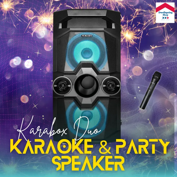 Original KARAbox DUO Karaoke System Videoke Set Party Speaker with