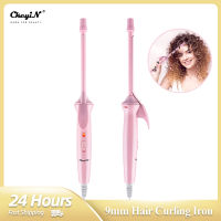 CkeyiN Mini Hair Curling Iron 9Mm Curler Wand Professional Curly แหนบเซรามิคไฟฟ้า Salon เครื่องมือจัดแต่งทรงผมขนาดเล็ก Crimping Iron