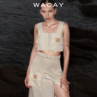 WACAY - Keira Top เสื้อ แขนกุด 2 สี