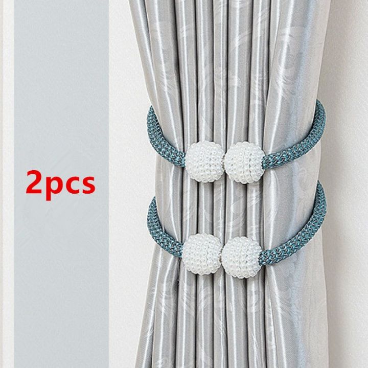 pearl-magnetic-curtain-clip-buckle-curtain-holders-curtain-hook-hanging-ball-magnetic-curtain-tiebacks-home-curtain-accessories