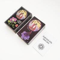 【Study the folder well】 การออกแบบดอกไม้ชนิดใหม่12X7Cm Liber Florum Tarot พร้อมคู่มือสำหรับครอบครัวเพื่อนปาร์ตี้ของขวัญความบันเทิงเกมกระดาน