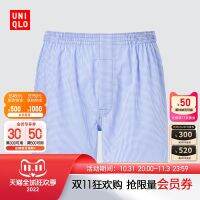 ❧กางเกงขาสั้นเท้าแบนของ UNIQLO (กางเกงลายสก๊อต UNIQLO 451630) ในสี่มุม