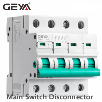 GEYA GYH8 Din Rail 4 Pole Isolating switch 400V Main Switch 63A 100A 125A Isolator Breaker-Pujeu