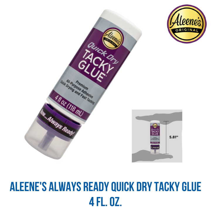 Aleene's Always Ready Quick Dry Tacky Glue 4 oz.