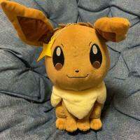 Banpresto ตุ๊กตาโปเกมอน EIEVUI Eevee Tsuburana Hitomi Boneka Mainan ตุ๊กตา30ซม.